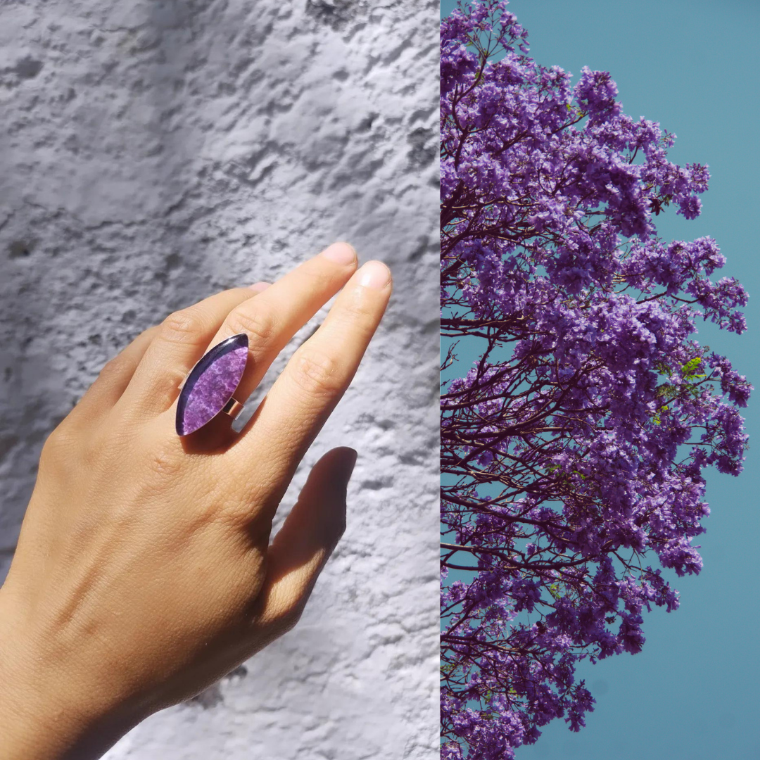 Anillo Ovalado Jacaranda