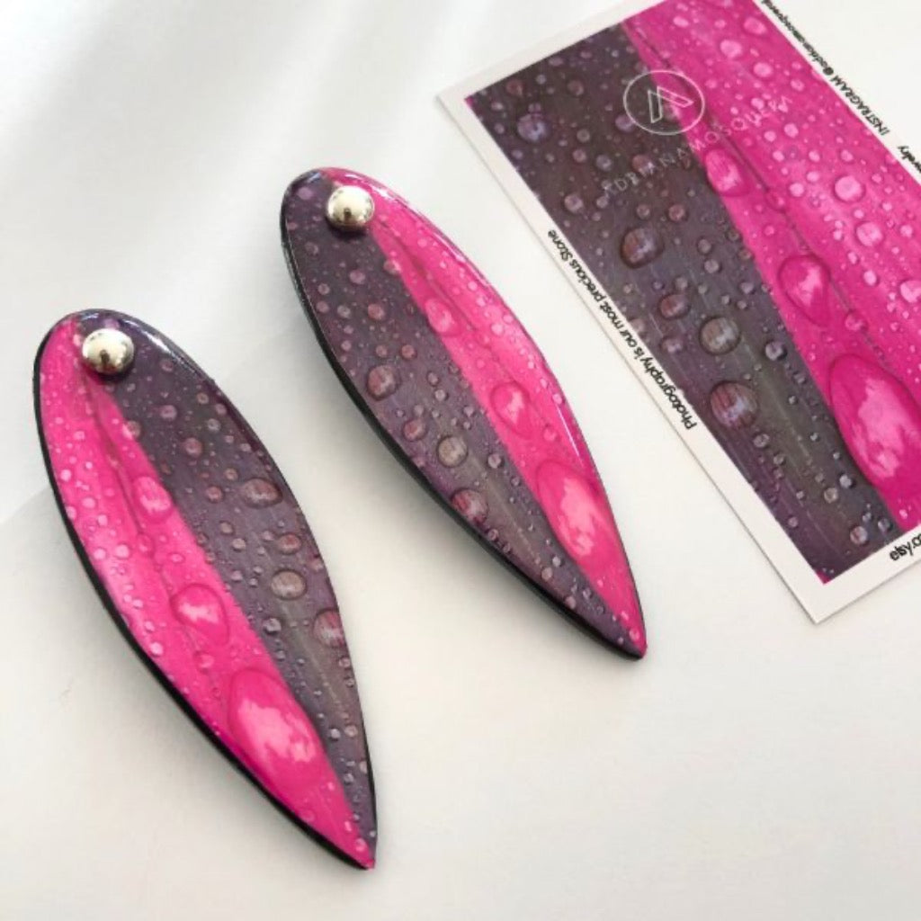 Maxi Aretes Hoja Personalizados