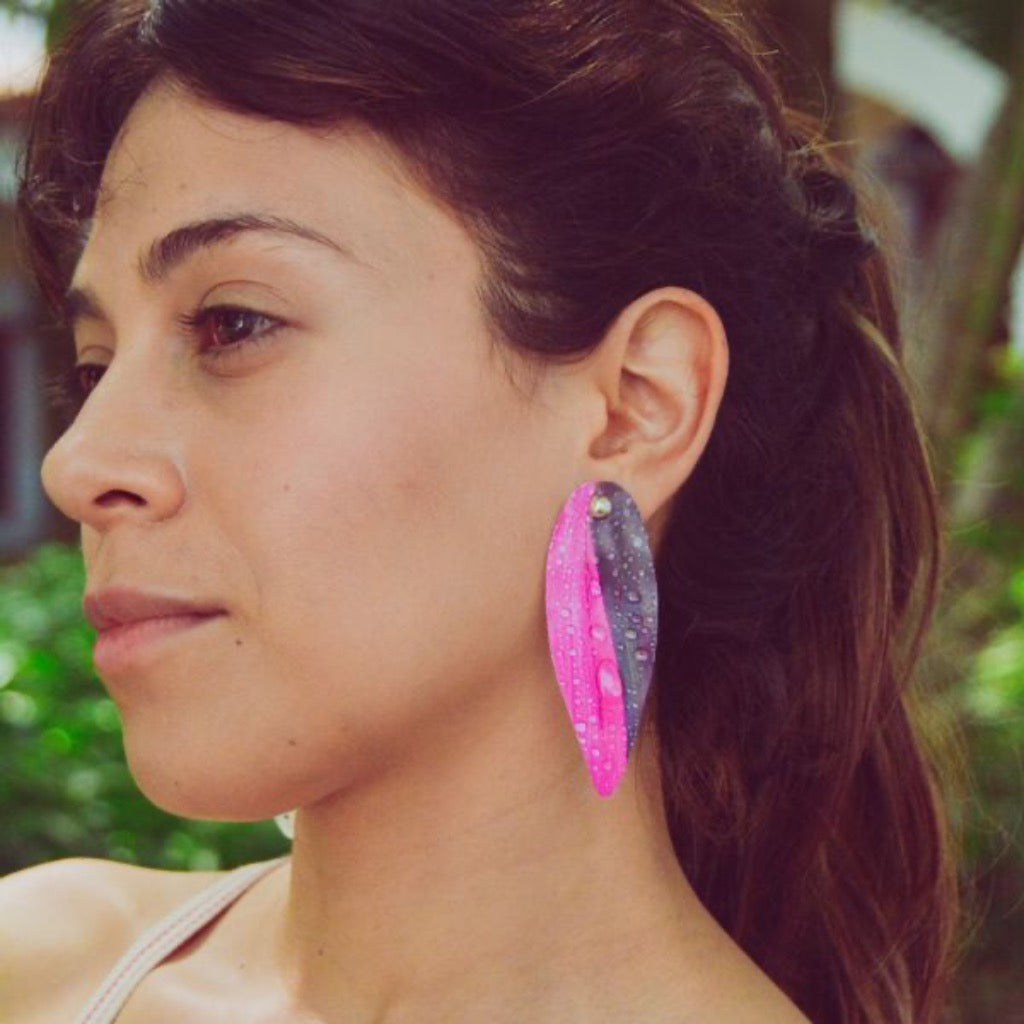 Maxi Aretes Hoja Personalizados