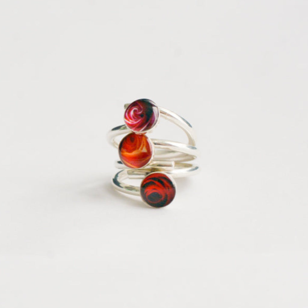 Anillo Rosas DEEP PURPLE