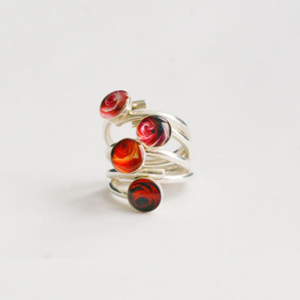 Anillo Rosas DEEP PURPLE